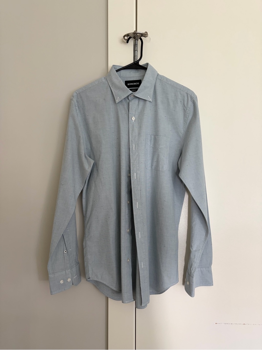 Bonobos Men's Light Blue Long-Sleeve Shirt